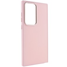 TPU чохол Bonbon Metal Style для Samsung Galaxy S23 Ultra Рожевий / Light pink