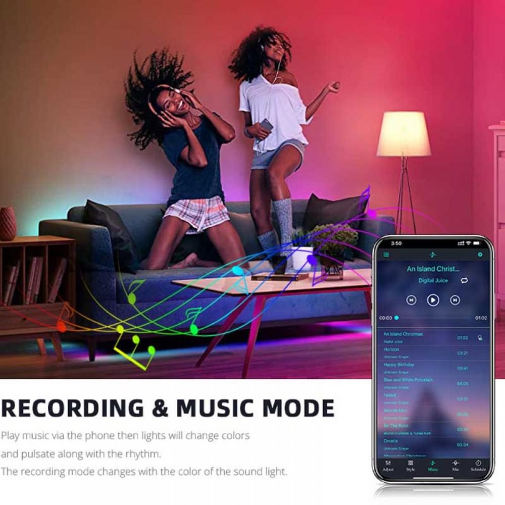 Світлодіодна RGB лампочка Smart bulb light 1 with Bluetooth E27 with app White