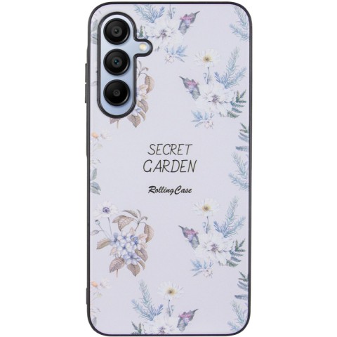 TPU+PC чохол Secret Garden для Samsung Galaxy A15 4G/5G White