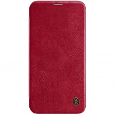 Шкіряний чохол (книжка) Nillkin Qin Series для Apple iPhone 12 Pro Max (6.7") Червоний