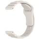 Силіконовий ремінець Defense для Smart Watch 22mm Antigue White