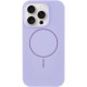 Чохол Silicone Case Full Protective (AA) NO LOGO with MagSafe для Apple iPhone 11 Pro (5.8") Бузковий / Dasheen