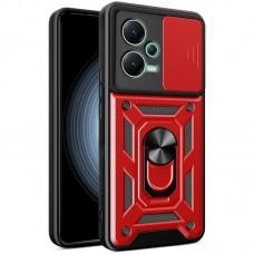 Ударостійкий чохол Camshield Serge Ring для Xiaomi Poco X5 5G / Note 12 5G Червоний