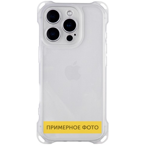 Чохол TPU CrossBody with straps для Apple iPhone 16e (6.1") Transparent