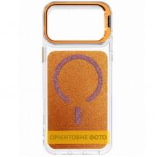 Чохол TPU+PC Jewel Sparkle with MagSafe для Apple iPhone 17 Air (6.5") Orange Sparkle