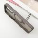 TPU+PC чохол Metal Buttons with MagSafe Colorful HQ Ring для Apple iPhone 15 (6.1") Grey