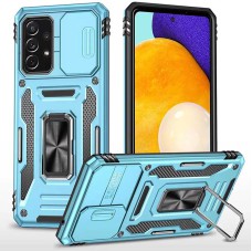 Ударостійкий чохол Camshield Army Ring для Samsung Galaxy A73 5G Блакитний / Light Blue
