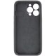 Чохол Silicone Case Full Camera Protective (AA) NO LOGO для Apple iPhone 15 Pro (6.1") Сірий / Dark Gray