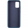 Чохол Silicone Cover Full Protective (AA) для Samsung Galaxy A02s Синій / Cosmos Blue