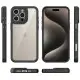 TPU чохол Transparent + Colour 1,5mm для Apple iPhone 16 Pro (6.3") Black