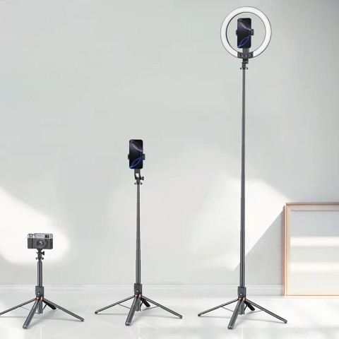 Кільцева LED-лампа для селфі Usams US-ZB323 10-inch Fill Light 1200mAh Black