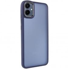 Чохол TPU+PC Lyon Frosted для Samsung Galaxy A07 Navy Blue