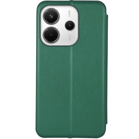 Шкіряний чохол-книжка Classy для Xiaomi Redmi Note 14 4G (Int. version) Зелений