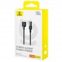 Дата кабель Baseus Gem Fast Charging USB to Type-C 100W (2m) (P10373002111) Cluster Black