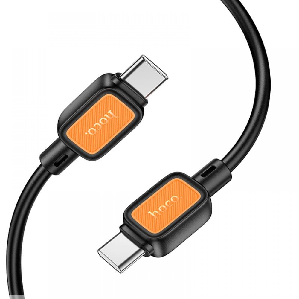 Дата кабель Hoco X108 Benefit 60W Type-C to Type-C (1m) Black