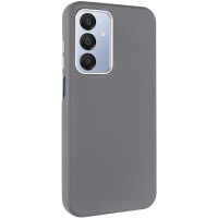 Шкіряний чохол Leather Case Metal Buttons для Samsung Galaxy A15 4G/5G / M15 5G Titanium Gray