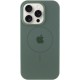 Чохол Silicone Case Full Protective (AA) with MagSafe для Apple iPhone 14 Pro (6.1") Зелений / Pine green