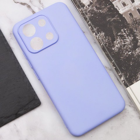 Чохол Silicone Cover Lakshmi Full Camera (AA) для Xiaomi Poco X6 / Note 13 Pro 5G Бузковий / Dasheen