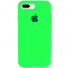 Чохол Silicone Case Full Protective (AA) для Apple iPhone 7 plus / 8 plus (5.5") Салатовий / Neon Green
