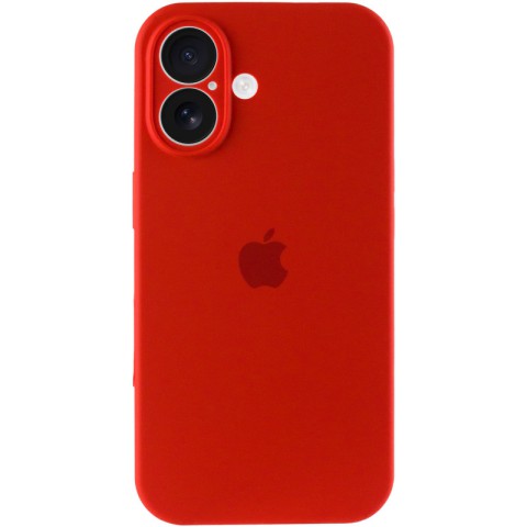 Чохол Silicone Case Full Camera Protective (AA) для Apple iPhone 16 Plus (6.7") Червоний / Red
