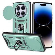 Ударостійкий чохол Camshield Serge Ring для Xiaomi Redmi Note 14 Pro 4G Зелений