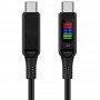 Дата кабель Acefast C7-03 USB-C to USB-C zinc alloy Black