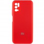 Чохол Silicone Cover Full Camera (AA) для Xiaomi Redmi Note 10 5G / Poco M3 Pro Червоний / Red