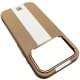 Шкіряний чохол Rally with MagSafe для Apple iPhone 17 Pro (6.3") Beige / White