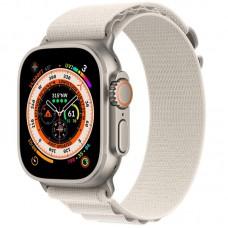 Ремінець Alpine Loop для Apple watch 42mm/44mm/45mm/49mm (m/l) Сірий / Starlight