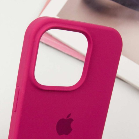 Чохол Silicone Case Full Protective (AA) для Apple iPhone 13 Pro Max (6.7") Червоний / Rose Red