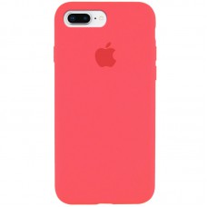 Чохол Silicone Case Full Protective (AA) для Apple iPhone 7 plus / 8 plus (5.5") Кавуновий / Watermelon red