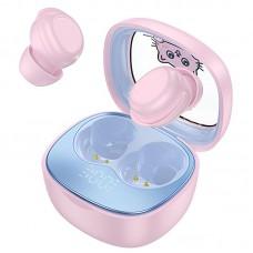 Бездротові TWS навушники Hoco EW111 Friendly for children Pink