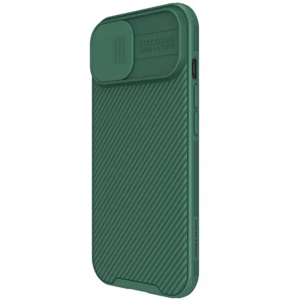 Карбоновая накладка Nillkin CamShield Pro Magnetic для Apple iPhone 15 (6.1")
