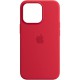 Чохол Silicone case (AAA) with Magsafe and Animation для Apple iPhone 14 Pro Max (6.7") Червоний / Red