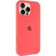 Чохол Silicone Case Full Protective (AA) для Apple iPhone 16 Pro (6.3") Кавуновий / Watermelon red