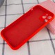 Чохол Silicone Case Full Camera Protective (AA) NO LOGO для Apple iPhone 12 Pro (6.1") Червоний / Red