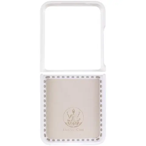 Чохол Foldables Silicone Cover Lakshmi (AAA) для Motorola Razr 50 Ultra Білий / White