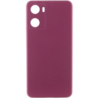 Чохол Silicone Cover Lakshmi Full Camera (AAA) для Oppo A57s / A77s Бордовий / Plum