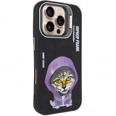 TPU+PC чохол Friends для Apple iPhone 16 Pro (6.3") Black Cat