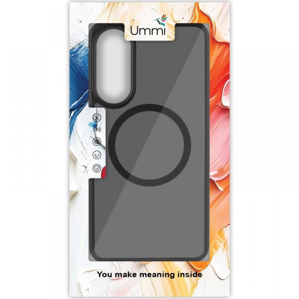 Чохол Ummi Colorful with MagSafe для Samsung Galaxy S25 Edge Чорний / Black
