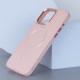 Кожаный чехол Bonbon Leather Metal Style with MagSafe для Apple iPhone 12 Pro Max (6.7")