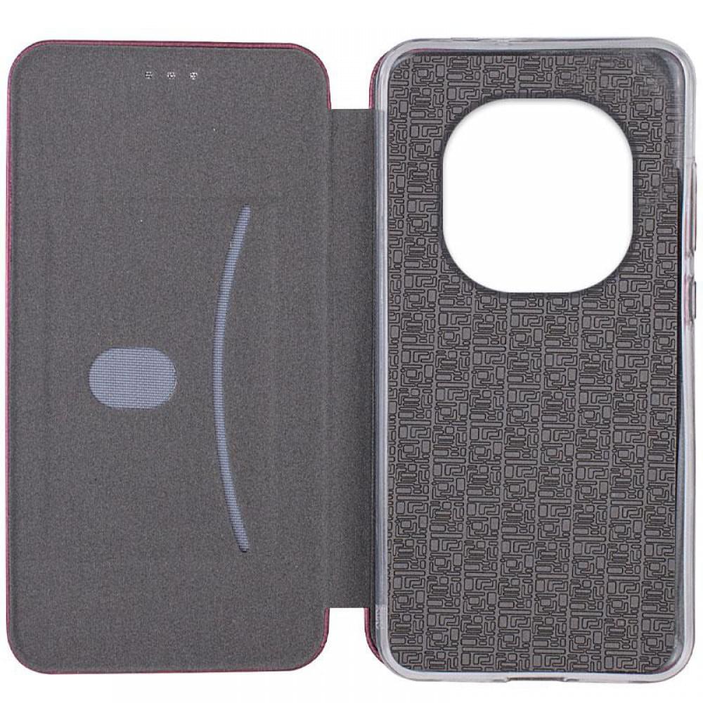 Шкіряний чохол-книжка Classy для Xiaomi Redmi Note 15 Pro+ 5G Бордовий