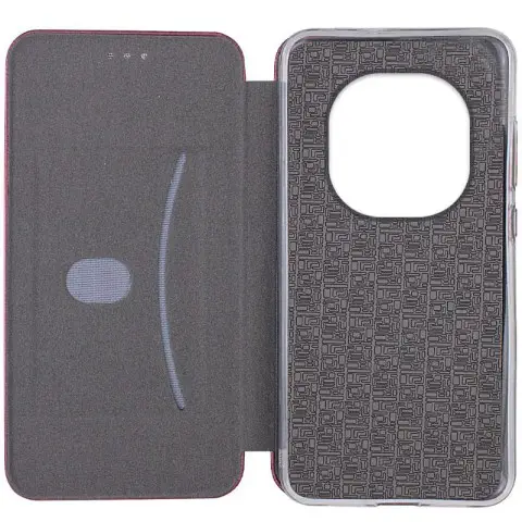 Шкіряний чохол-книжка Classy для Xiaomi Redmi Note 15 Pro+ 5G Бордовий