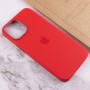 Чохол Silicone case (AAA) full with Magsafe and Animation для Apple iPhone 12 Pro Max (6.7") Червоний / Red