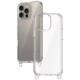 Чохол TPU Transparent with Straps для Apple iPhone 12 Pro Max (6.7") Clay