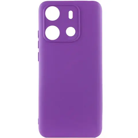 Чохол Silicone Cover Lakshmi Full Camera (A) для Tecno Spark Go 2023 Фіолетовий / Purple
