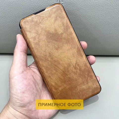 Шкіряний чохол-книжка Belora для Xiaomi Redmi 13 4G / Poco M6 4G Brown