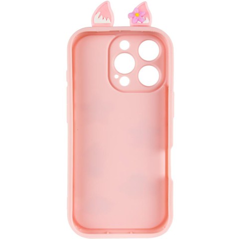 Чохол TPU Toys Case with Ears для Apple iPhone 16 Pro (6.3") Light Pink