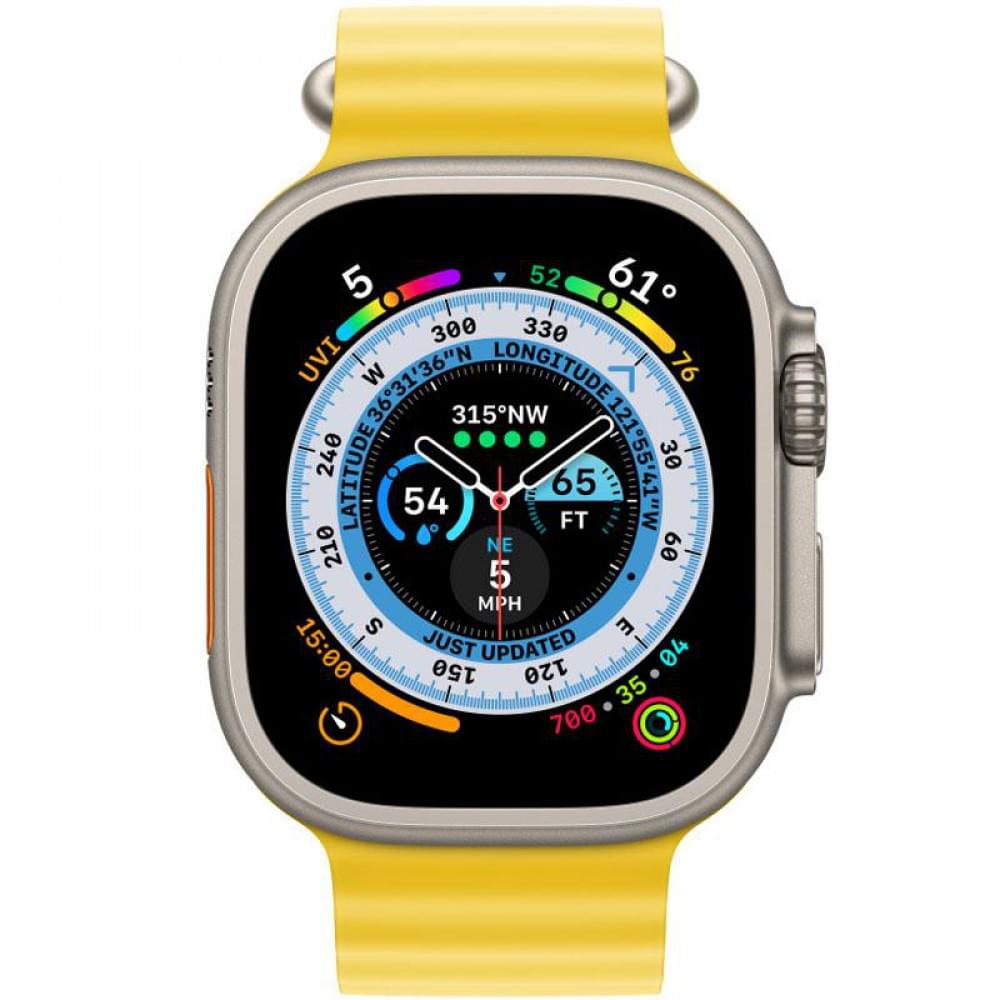 Ремінець Ocean Band для Apple Watch 38/40/41/42mm(ser.10) Жовтий / Yellow