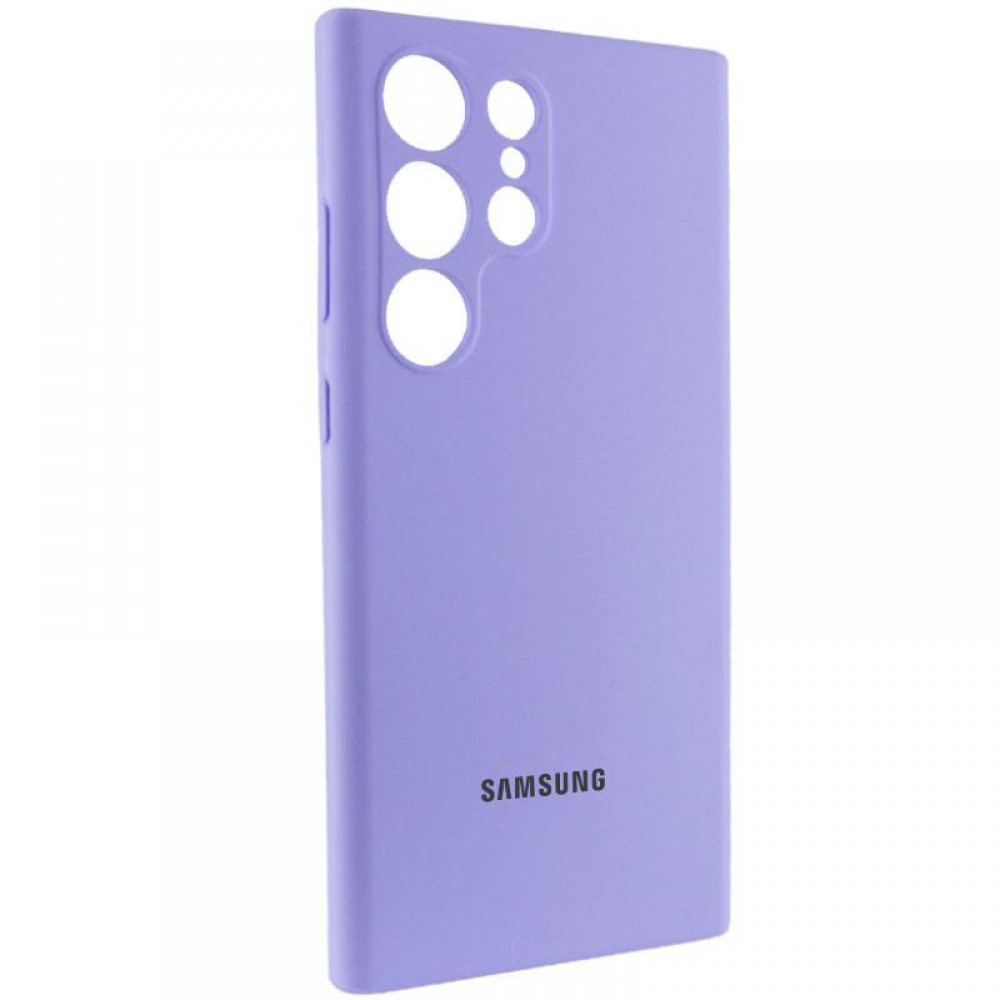 Чехол Silicone Cover Lakshmi Full Camera (AAA) with Logo для Samsung Galaxy S24 Ultra